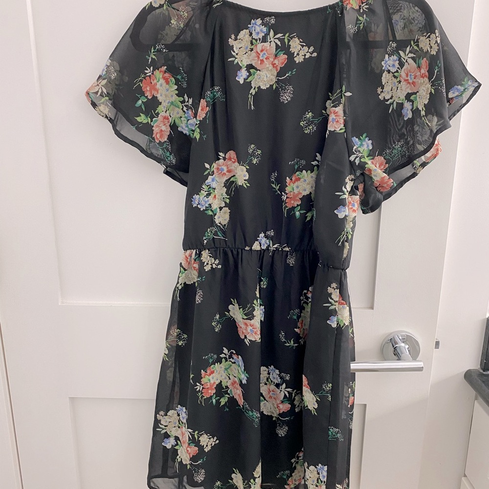 Black Floral Dress